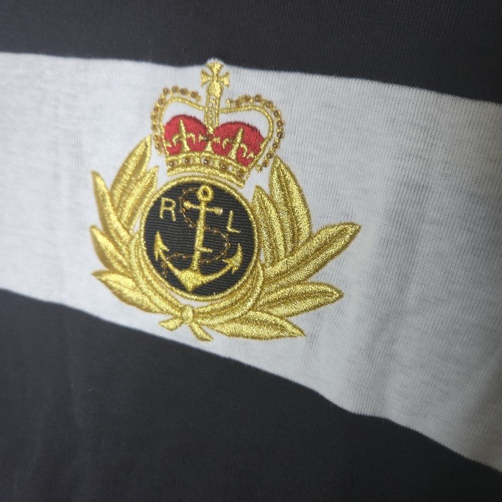 Ralph Lauren Short Sleeve Tee With Gold Logo Size M - Picture 5 of 8